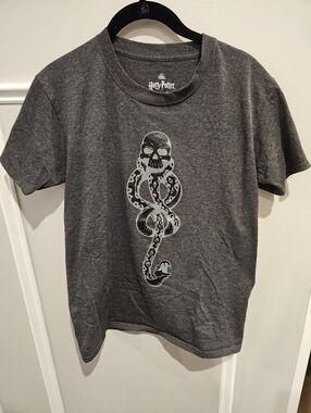 Harry Potter Dark Gray Death Eater Snake Graphic Tee